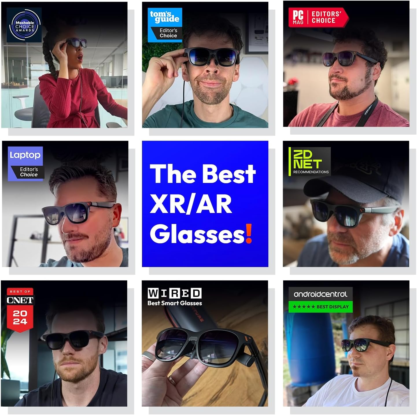 VITURE Lentes Pro XR/AR, pantalla de 135 pulgadas, 120 Hz, 1000 nits, audio Harman, ajustes de miopía, película electrocrómica, para iPhone 16/15/Android/Mac/PC/Steam Deck, primera experiencia XR