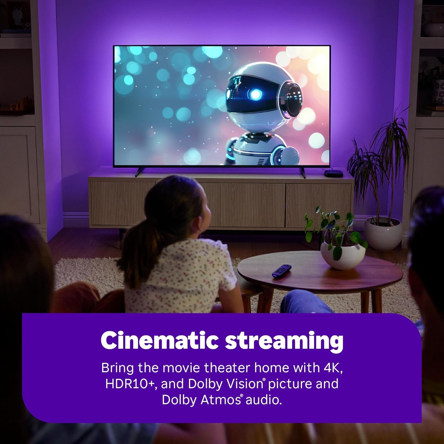Ultra - Ultimate Streaming Player - 4K Streaming Device for TV with HDR10+, Dolby Vision & Atmos - Bluetooth & Wi-Fi 6- Rechargeable Voice Remote Pro with Backlit Buttons - Free & Live TV
