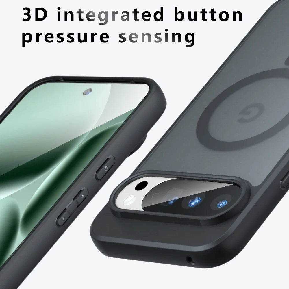 For Magsafe Magnetic Wireless Charging Case for Google Pixel 10 Pro XL Pixel10Pro XL 5G Shockproof Matte Back Cover Coque